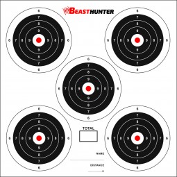 Terče BEAST-HUNTER 14x14cm 5-target bal.100ks
