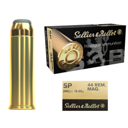 Revolverové náboje SB 44 Rem. Mag. SP 15,55g/240gr bal. 50ks