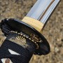 japanese tanto Sutepuru & T-10 Mono Steel & Real Choji Hamon