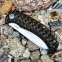 zavírací nůž ARES - linerlock, axiální ložiska LIMITED - stonewash N690