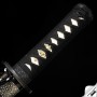 tanto Juken & Japanese Tanto & T-10 Steel & Real Hitatsura Hamon