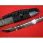 wakizashi AKAEI z uhlíkové oceli AISI 1095 a reálným hamonem