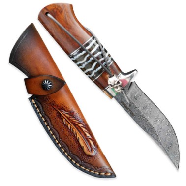 nůž lovecký Dellinger Waldmann Full Damascus Nr.19