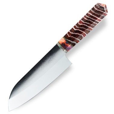 nůž Santoku 145mm Dellinger Mirror Wootz - Mammut Collect Nr.4