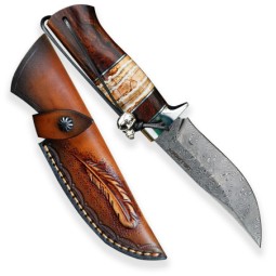 nůž lovecký Dellinger Waldmann Full Damascus Nr.10