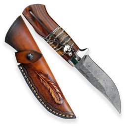 nůž lovecký Dellinger Waldmann Full Damascus Nr.16