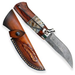 nůž lovecký Dellinger Waldmann Full Damascus Nr.17