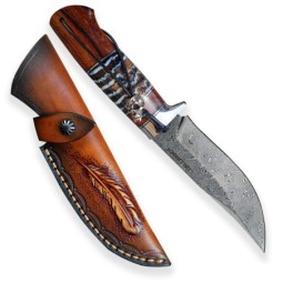 nůž lovecký Dellinger Waldmann Full Damascus Nr.6