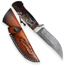 nůž lovecký Dellinger Waldmann Full Damascus Nr.7