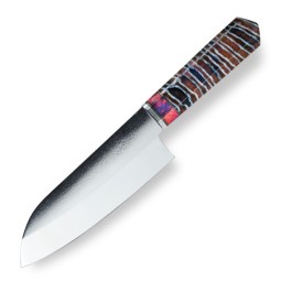 nůž Santoku 145mm Dellinger Mirror Wootz - Mammut Collect Nr.10