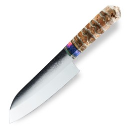 nůž Santoku 145mm Dellinger Mirror Wootz - Mammut Collect Nr.3