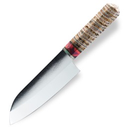 nůž Santoku 145mm Dellinger Mirror Wootz - Mammut Collect Nr.5