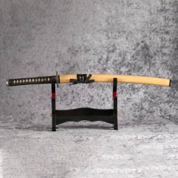 Wakizashi NOBUNAGA z uhlíkové oceli AISI 1045 a imitací hamonu